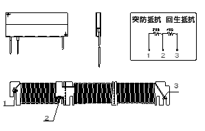 突防・回生一体型フラット抵抗器